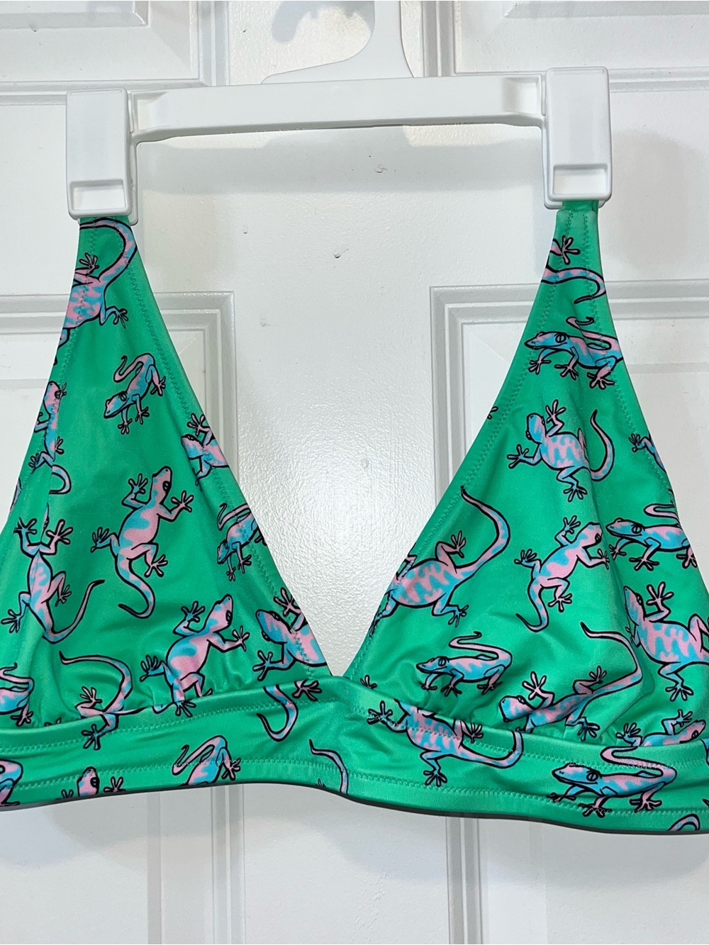 MeUndies Gecko Print Bikini Top
